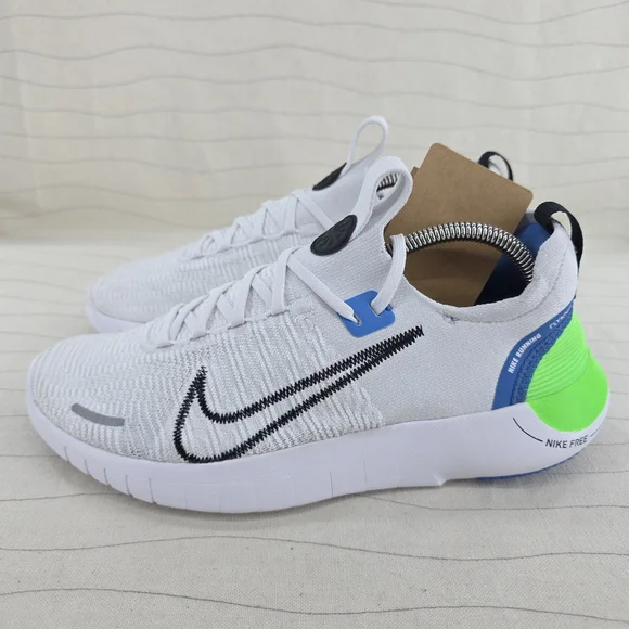 Nike Mens Free RN FK Next Nature White Running Shoes FB1276-104 Size 8.5 NEW